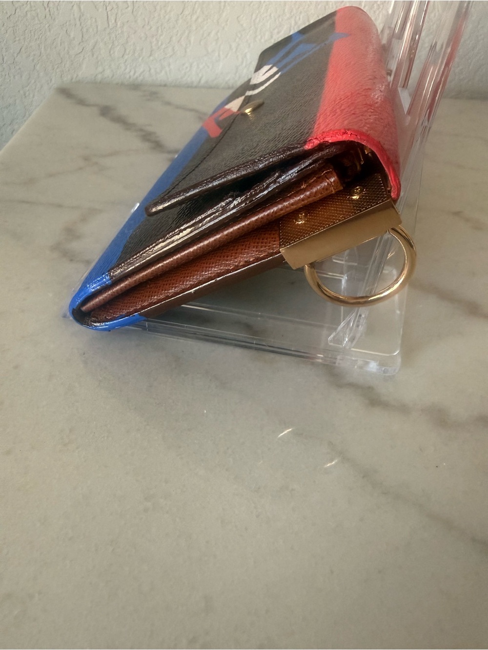 Authentic LV Monogram Wallet-Custom Hand-Painted Conversion - Picture 4 of 11